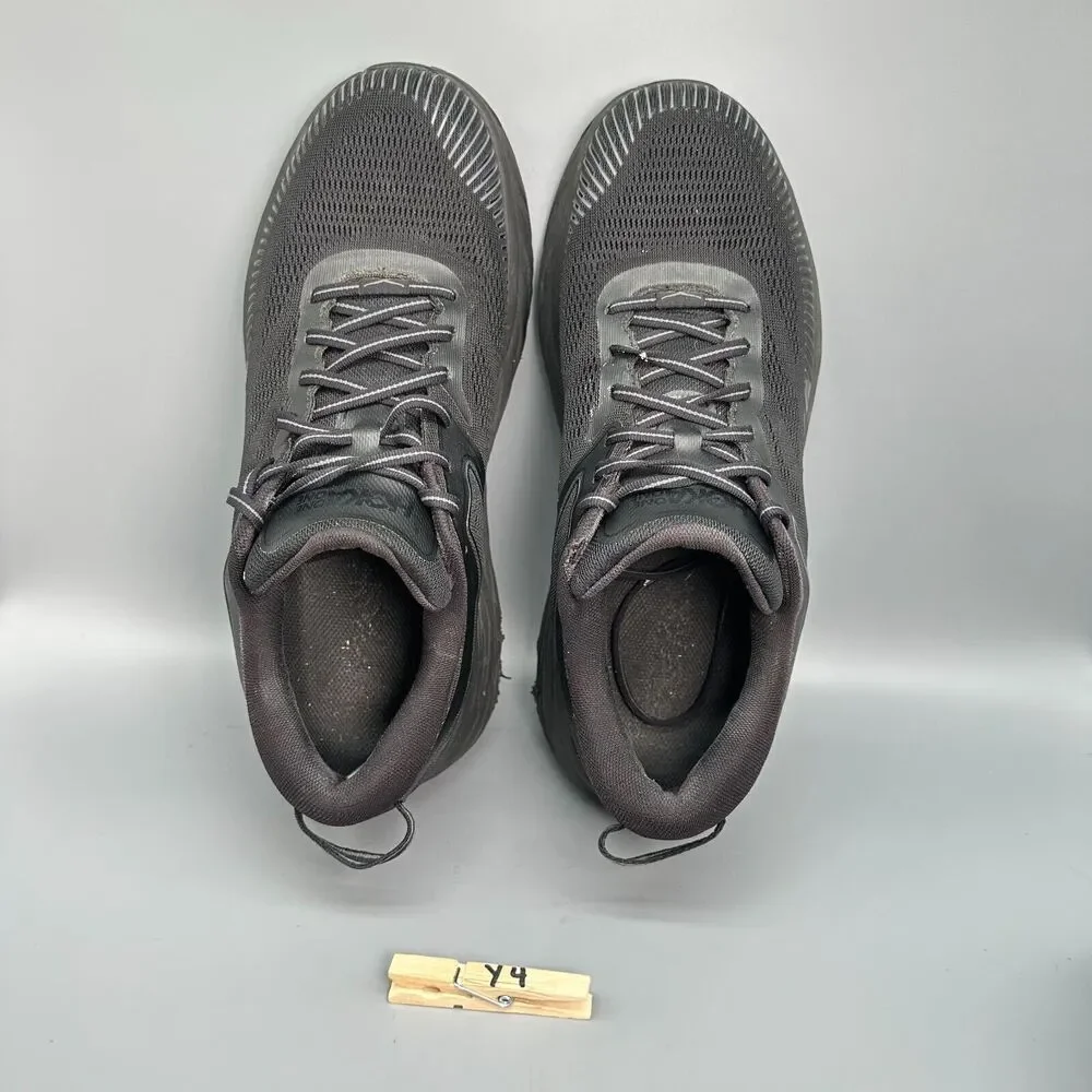 HOKA One One Bondi 7 Men's 11 Wide Black Athletic Sneakers Lace-Up Low Top Shoes_10